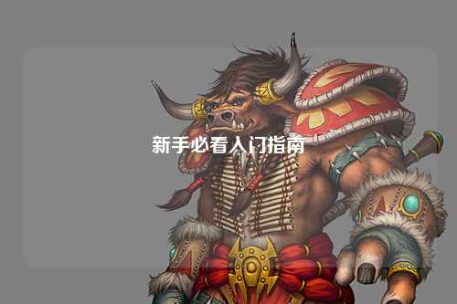 新手必看入门指南
