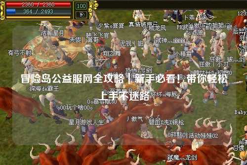 冒险岛公益服网全攻略｜新手必看！带你轻松上手不迷路